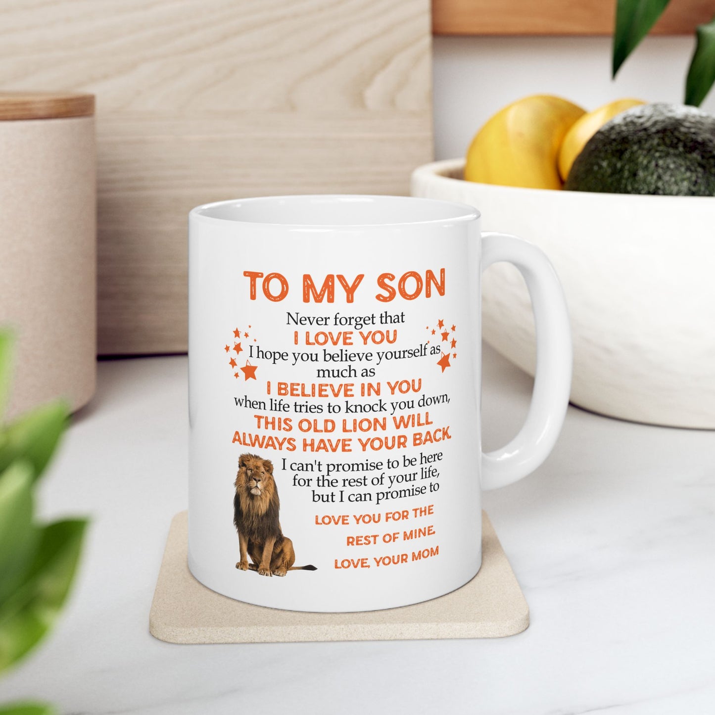 To My Son | Ceramic Mug, (11oz, 15oz)