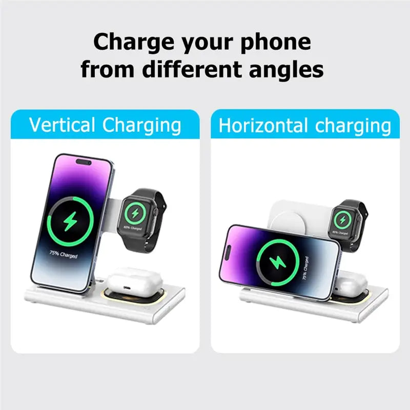 3 in 1 Wireless Charger iPhone Pad