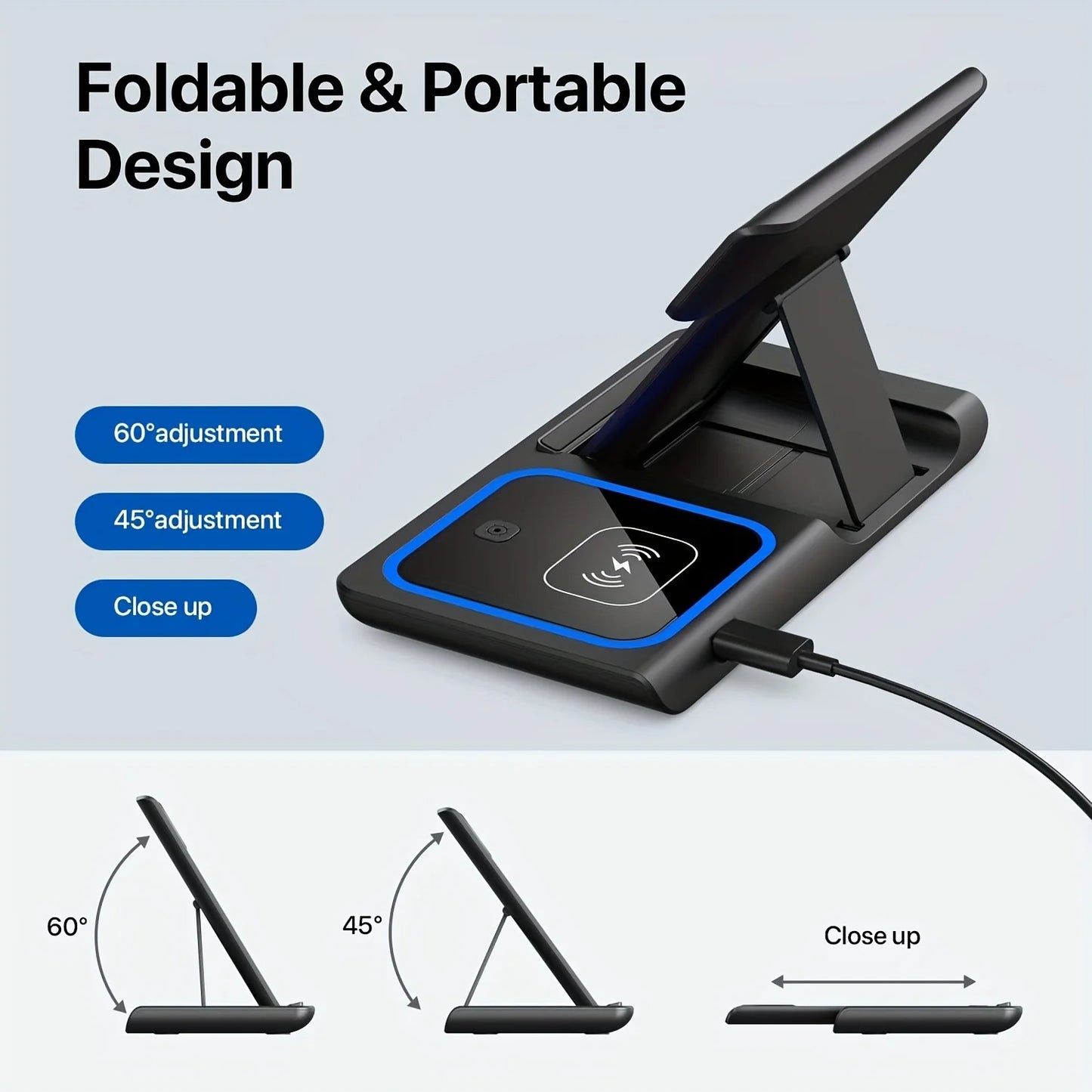 3 in 1 Wireless Charger Pro Station