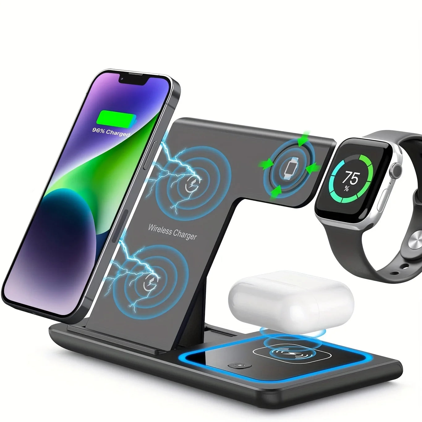 3 in 1 Wireless Charger Pro Station